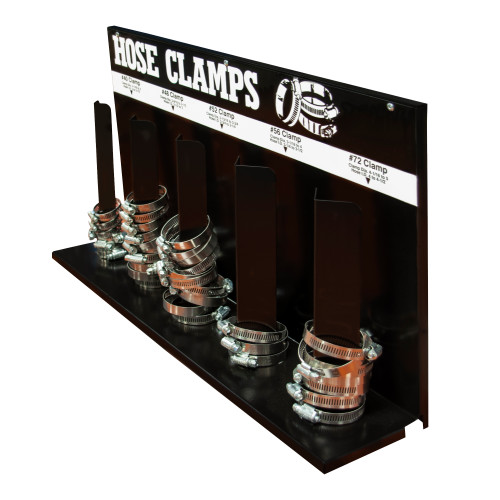 DURHAM Hose Clamp Rack, 5 Loops