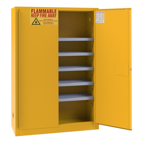 DURHAM Flammable Storage, 60 Gallon Paint and Ink Storage, Manual Close