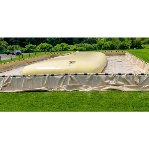 ENPAC 37'x81'x3' Stinger PolyBerm 50K Fuel Tank Containment System with Cabling, Tan