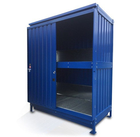 ENPAC Steel 4 IBC Containment Shed, Blue