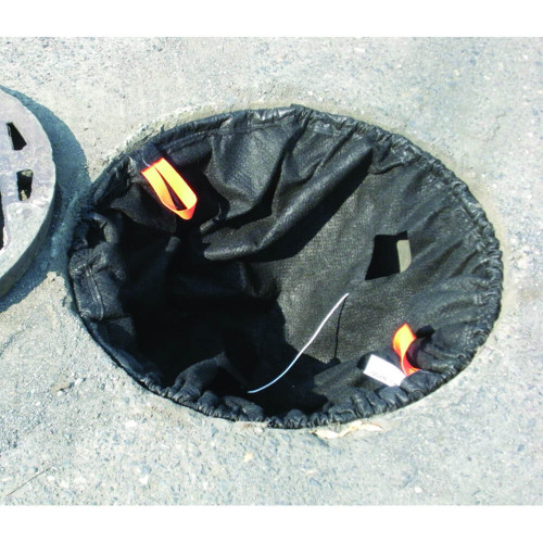 ENPAC Round, Bag Storm Sentinel® Catch Basin Insert, Adjustable, Black - 25" to 28" (4340)