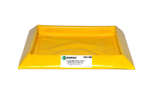 ENPAC Drum SpillPal Spill Pad and Deck, Yellow