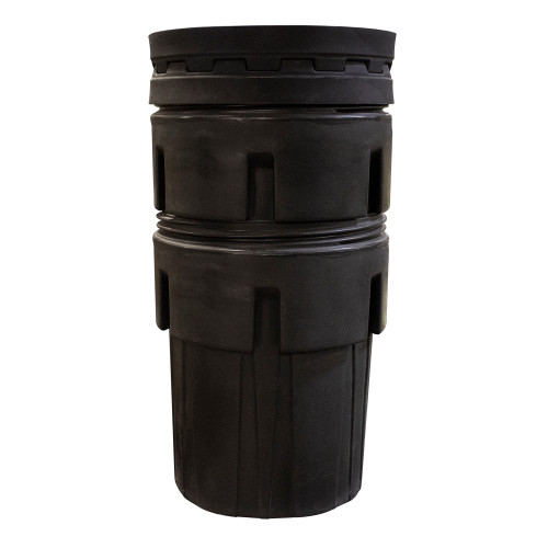 BLACK DIAMOND 95-Gallon Poly SpillPack Drum, Black (1095-BD)