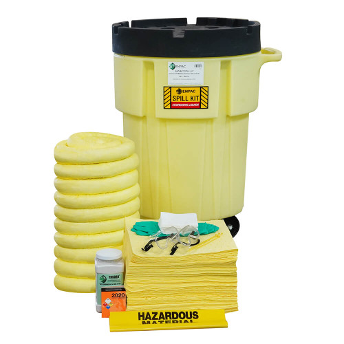 ENPAC 95 Gal Wheeled Poly-SpillPack Spill Kit- Aggressive