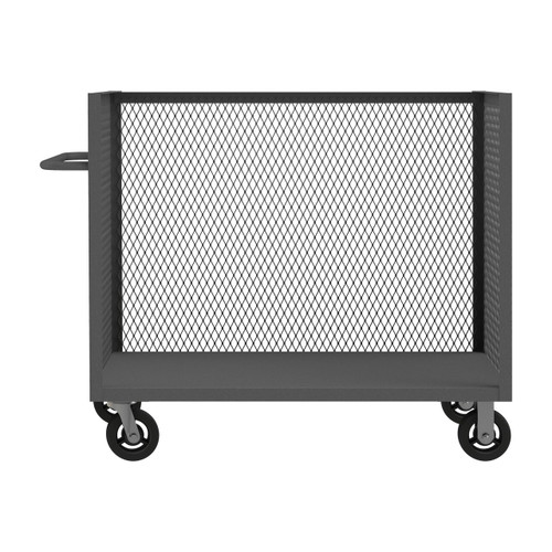 DURHAM 3ST-EX304845-8MR-95, 3 Sided Mesh Truck, 1 shelf