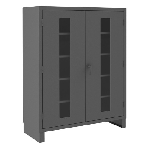 DURHAM HDCC246078-4S95, Cabinet, 24X60X78, 4 shelf, 2 lexon door