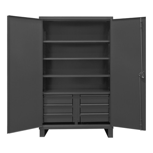 DURHAM HDCD247278-6B95, Cabinet, 24X72, 3 shelves, 6 drawers