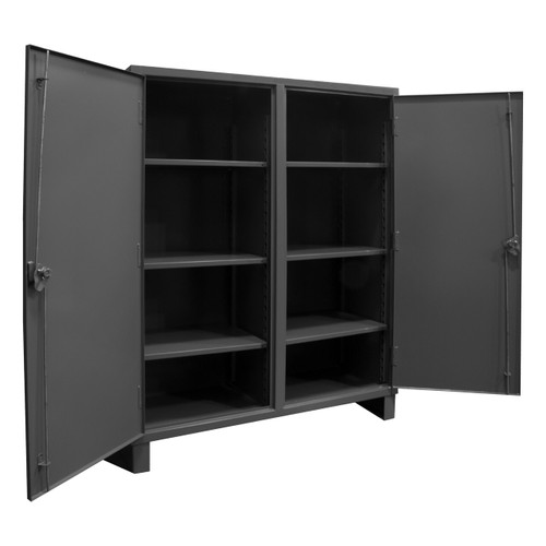 DURHAM HDDS244866-6S95, Double Shift Cabinet, 24X48, 6 shelves