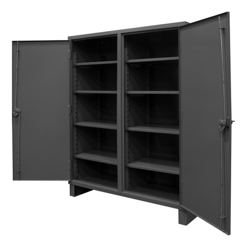 DURHAM HDDS247278-8S95, Double Shift Cabinet, 24X72, 8 shelves