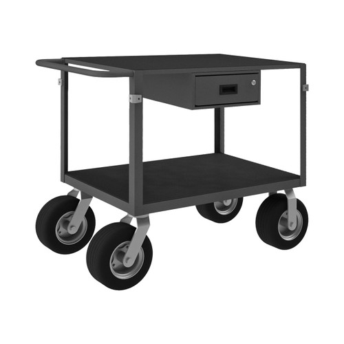 DURHAM IC24361DR10SPN95, Instrument Cart, 2 shelves, 1 drawer