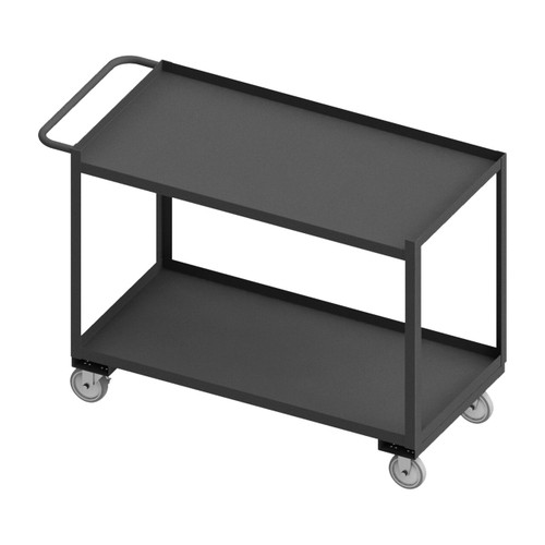 DURHAM RSC-2448-2-1TLD-95, Rolling Service Cart, 2 shelves