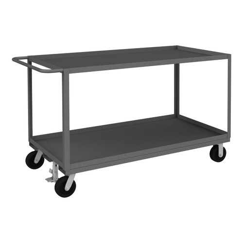 DURHAM RSC-3060-2-2.4K-ALU-FL-95, Stock cart, 2 shelf
