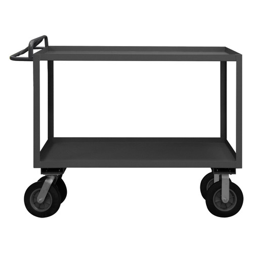 DURHAM RSCE-2430-2-8SPN-95, Stock cart, 2 shelf, ergo handle