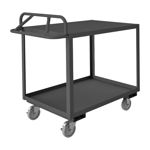 DURHAM RSCE-243641-2-TLD-95, Stock cart, 2 shelf, ergo handle