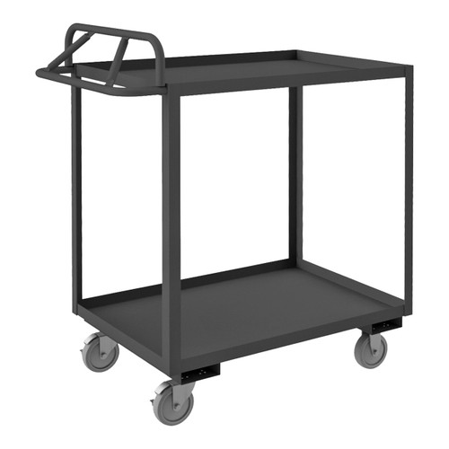 DURHAM RSCE-304848-2-95, Stock cart, 2 shelf, ergo handle