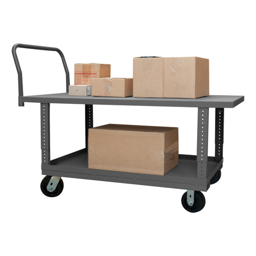 DURHAM WHPTA30605PH95, Adjustable 2 Deck Platform Truck