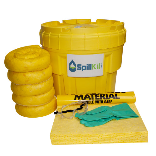 20 Gallon Overpack Salvage Drum HazMat Spill Kit by SpillKit.com