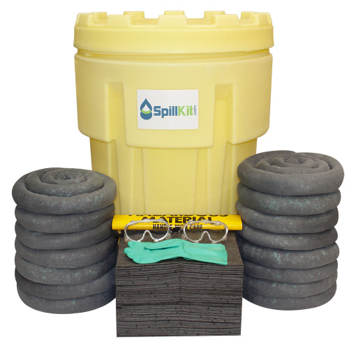 95 Gallon Overpack Salvage Drum Universal Spill Kit by SpillKit.com