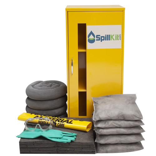 SPILLKIT Wall-Mount Spill Locker Spill Kit - Universal by SpillKit.com