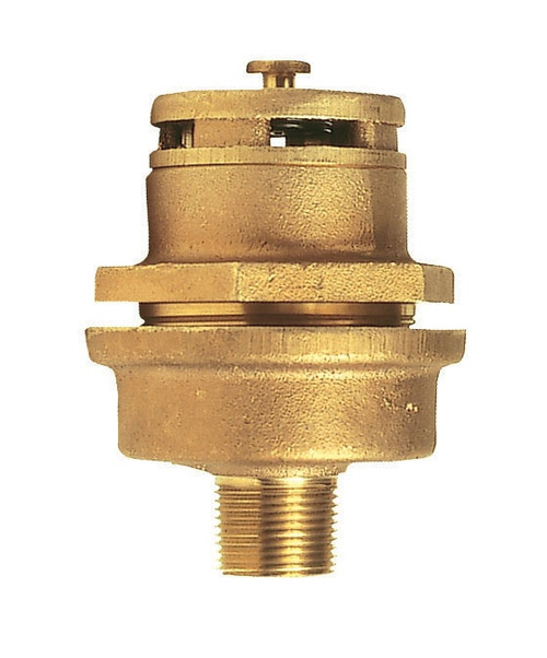 JUSTRITE Brass Vertical Vent Assembly For 3/4" Bung