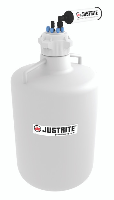 JUSTRITE CAR,HDPE,20L R,83MMCP,6PT,HB,F