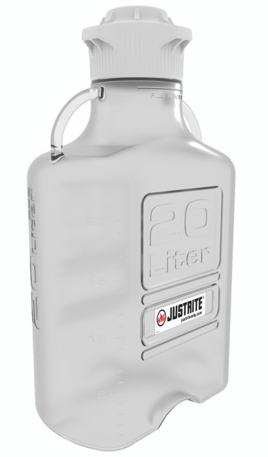 JUSTRITE CARBOY,CP, 20L, 120 MM CAP