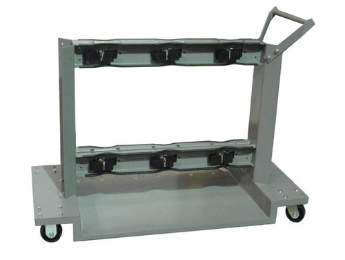 JUSTRITE Gas Cylinder Cart, 6 Cylinder Capacity - 35058