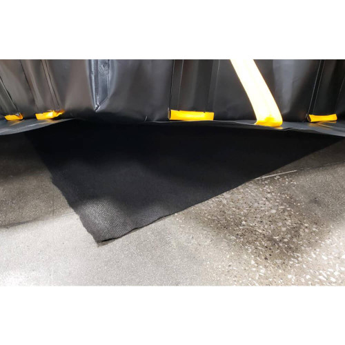 BLACK DIAMOND Geotextile Ground Pad for 10'-12'x40' BD Spill Berms, Black (BD-1240-GP)