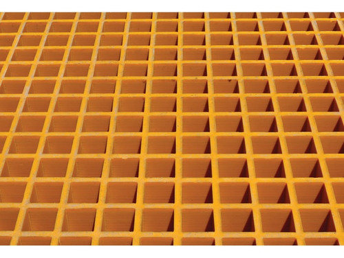 JUSTRITE 9 Drum, Fiberglass Floor Grating with Sump Liner for Outdoor Safety Locker - 915207