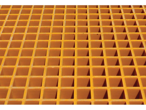 JUSTRITE 16 Drum, Fiberglass Floor Grating with Sump Liner for Outdoor Safety Locker - 915211