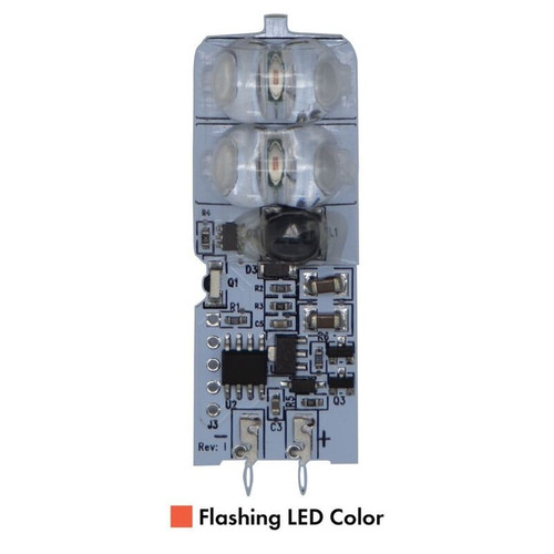 CHECKERS Flashing Red Rocket® II Super Bright LED Replacement Circuit Board - 05.WL.4LED.RF