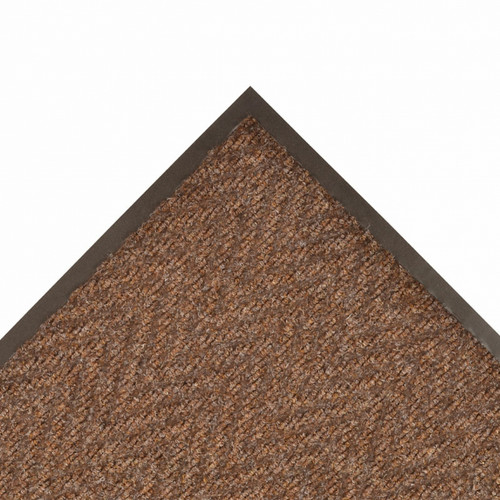 JUSTRITE MAT,105 CHEVRON 3' BROWN