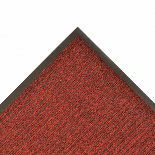 NOTRAX Low Profile Entry Rug Mat, Brush Step® 3X4 Red/Black - 109S0034RB