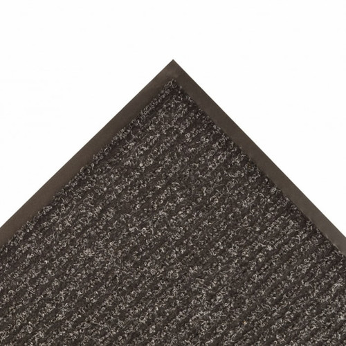 NOTRAX Low Profile Entry Rug Mat, Brush Step® 3X6 Charcoal - 109S0036CH