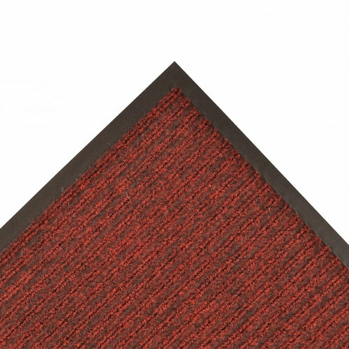 NOTRAX Heavy Weight Scraper Entrance Mat Heritage Rib™ 2X3 Red/Black - 117S0023RB