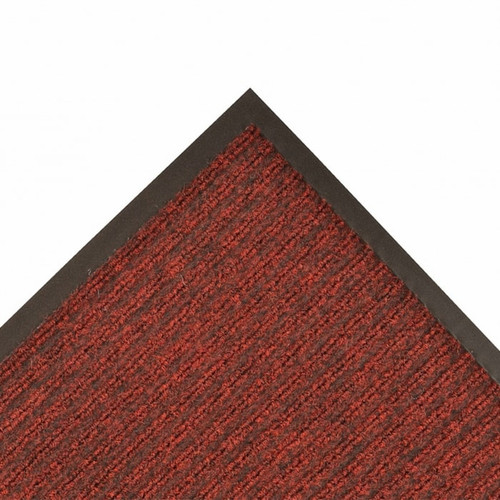 NOTRAX Heavy Weight Scraper Entrance Mat Heritage Rib™ 4X6 Red/Black - 117S0046RB