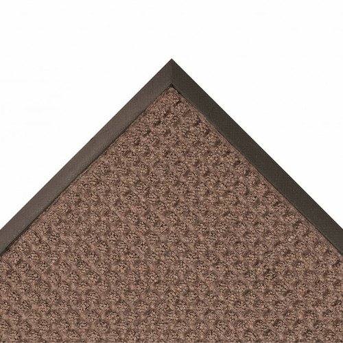 NOTRAX Low Profile Water Trap Door Mat, Mat Guzzler™ 3'x 5' BROWN -166S0035BR