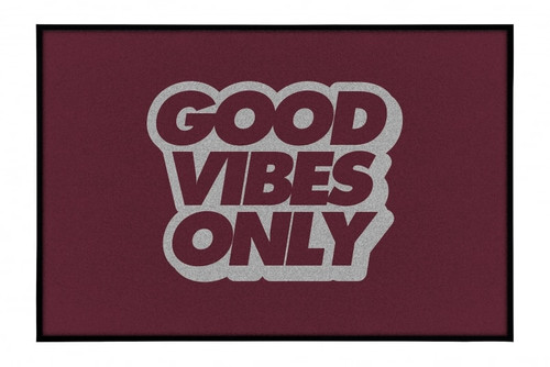 NOTRAX Good Vibes Only Doormat 3X5 Red - 195SGV35RD