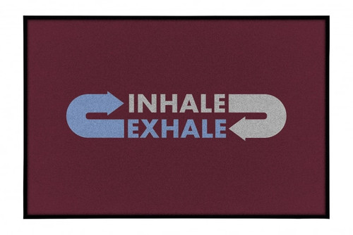 NOTRAX Inhale Exhale Doormat 3X5 Red - 195SIE35RD