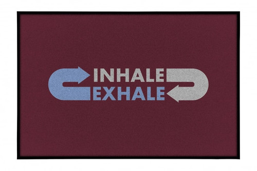 NOTRAX Inhale Exhale Doormat 4X6 Red - 195SIE46RD