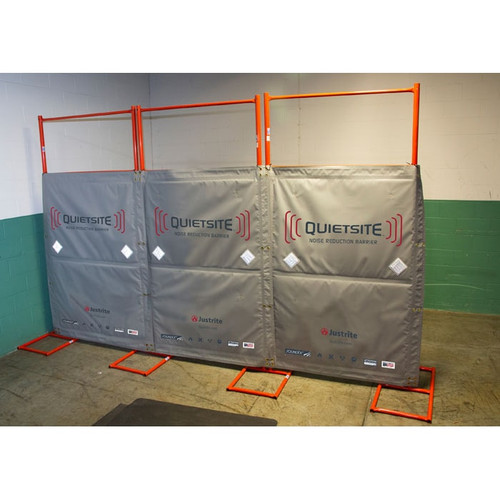 JUSTRITE 4' x 6' Panel, QuietSite™ Premium Sound Barrier Kit - 26462KT