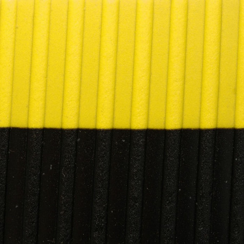 NOTRAX Anti-Fatigue Mat Razorback™ Dyna-Shield®  3X60 Black/Yellow - 406R0036BY