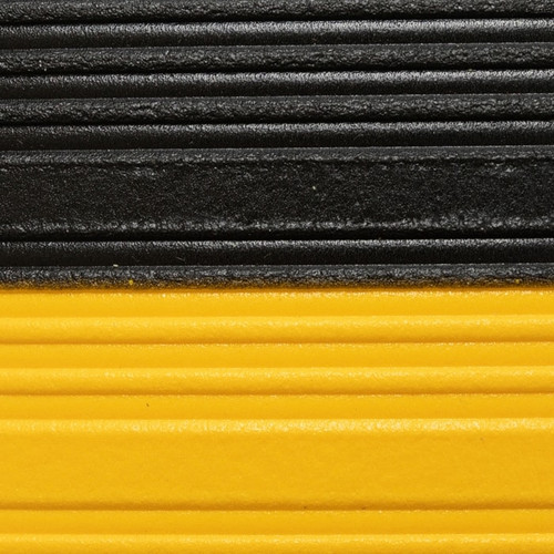 NOTRAX  Slip Resistance Anti-Fatigue Mats Achilles™ 3/8" x 3'x 60' Black/Yellow - 408R0336BY