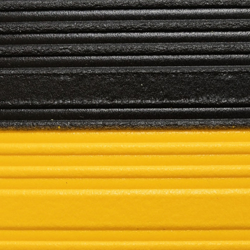 NOTRAX Anti-Fatigue Mats Airug® 3/8" x 3'x 12' Black/Yellow -410S3312BY