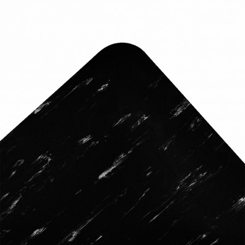 JUSTRITE MAT,470 MARBLE 4' BLACK