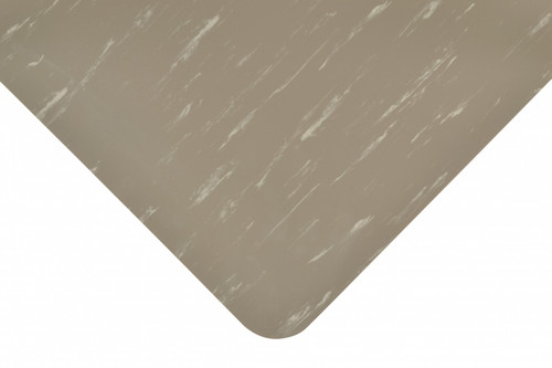 JUSTRITE MAT,511 MARBLE-TUFF 3' GRAY