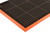 NOTRAX Drainage Anti-Fatigue Mat Safety Stance®  28X40 Black/Orange - 549S2840OB