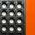 NOTRAX Drainage Anti-Fatigue Mat Safety Stance®  38X124 Black/Orange - 549S3124OB -