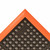 NOTRAX Drainage Anti-Fatigue Mat Safety Stance®  40X40 Black/Orange - 549S4040OB