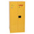 EAGLE 60 Gallon, 2 Shelves, 2 Door, Self Close, Flammable Liquid Cabinet, Yellow - 6010X